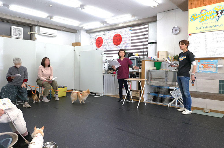 同じような悩みを持つ飼い主同士が気持ちもわかちあえるひととき