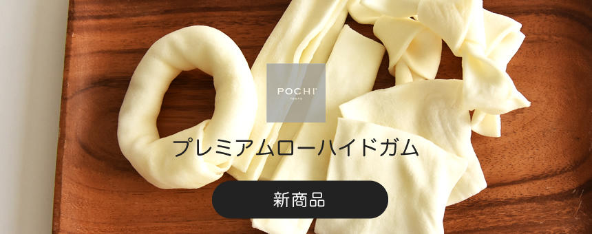 新登場！POCHI プレミアムローハイドガム発売開始！