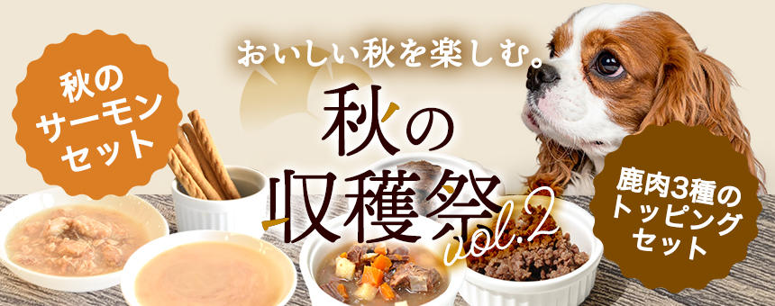 《秋の収穫祭vol.2》秋の味覚「鹿肉」「サーモン」を集めた特別セット2種のご紹介